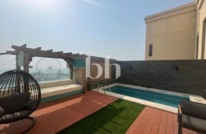 Penthouse - 4 Bedrooms - 6 Bathrooms for rent in Rimal 2 - Rimal - Jumeirah Beach Residence - Dubai