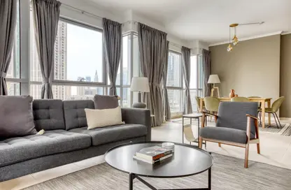 شقة - 2 غرف نوم - 2 حمامات للايجار في العنوان رزيدنسز برج الأوبرا دبي 1 - ذو ادراس ريزيدنس دبي أوبرا - وسط مدينة دبي - دبي