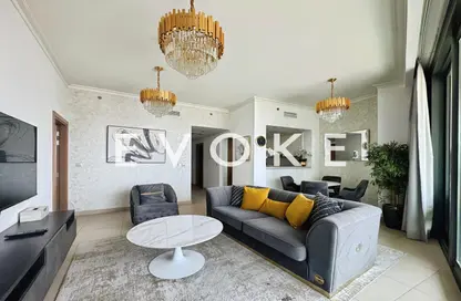 شقة - غرفة نوم - 2 حمامات للايجار في برج فيستا 2 - برج فيستا - وسط مدينة دبي - دبي