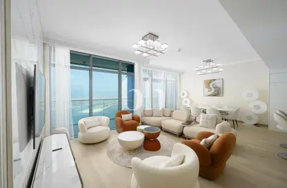 Apartment - 4 Bedrooms - 5 Bathrooms for rent in Beach Vista Tower 1 - Beach Vista - EMAAR Beachfront - Dubai Harbour - Dubai