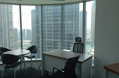 Office Space - Studio - 2 Bathrooms for rent in The Binary Tower - Business Bay - Dubai