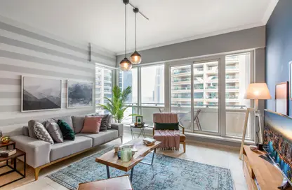 Apartment - 1 Bedroom - 1 Bathroom for rent in Al Majara 1 - Al Majara Towers - Dubai Marina - Dubai