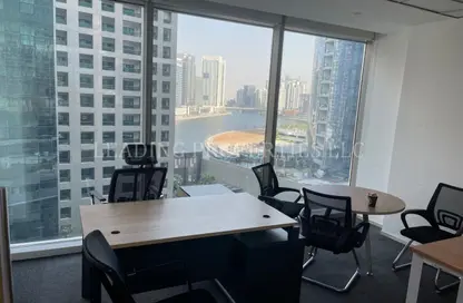Office Space - Studio - 3 Bathrooms for rent in The Binary Tower - Business Bay - Dubai