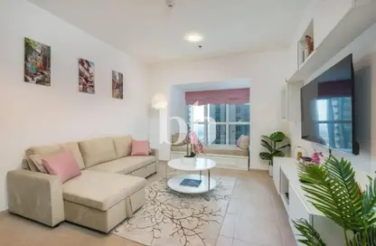 Apartment - 1 Bedroom - 2 Bathrooms for rent in Elite Residence - Dubai Marina - Dubai