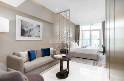 Apartment - Studio - 1 Bathroom for rent in Damac Maison Prive A - Damac Maison Prive - Business Bay - Dubai