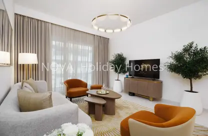 شقة - غرفة نوم - 1 حمام للايجار في جراند بلو تاور 1 - إعمار بيتشفرونت - دبي هاربور - دبي