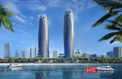 شقة - غرفة نوم - 2 حمامات للبيع في 1 تاج القناة - كانال كراون - الخليج التجاري - دبي