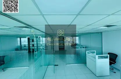 Office Space - 3 Bedrooms - 1 Bathroom for rent in Falcon Tower 1 - Falcon Towers - Ajman Downtown - Ajman
