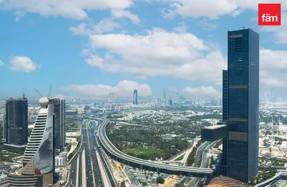 شقة - 2 غرف نوم - 3 حمامات للايجار في برج دوجا - شارع الشيخ زايد - دبي