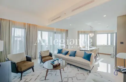 Apartment - 3 Bedrooms - 4 Bathrooms for rent in Address Harbour Point Tower 1 - Address Harbour Point - Dubai Creek Harbour (The Lagoons) - Dubai