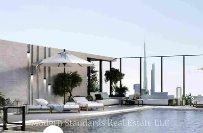 شقة - غرفة نوم - 2 حمامات للبيع في برج دالمور - مجمع دبي ريزيدنس - دبي لاند - دبي