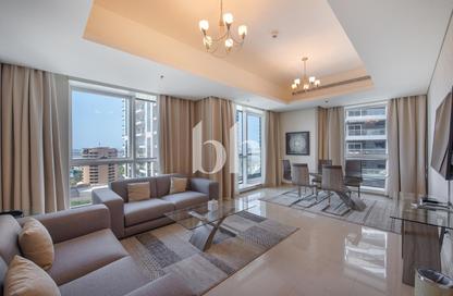 Apartment - 2 Bedrooms - 3 Bathrooms for rent in Barcelo Residences (Al Dar Tower) - Dubai Marina - Dubai