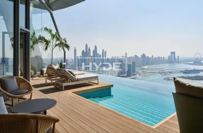 Apartment - Studio - 1 Bathroom for rent in The Palm Tower - Palm Jumeirah - Dubai