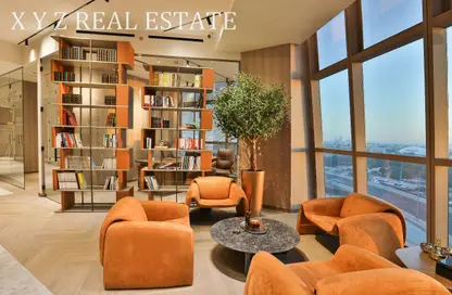 Office Space - 1 Bedroom - 1 Bathroom for rent in The Court Tower - Business Bay - Dubai