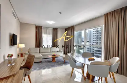 شقة - غرفة نوم - 1 حمام للايجار في برج سفير - دبي مارينا - دبي