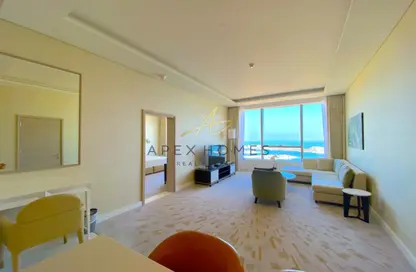 شقة - غرفة نوم - 2 حمامات للايجار في برج النخيل - نخلة جميرا - دبي