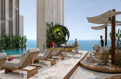 Apartment - 2 Bedrooms - 3 Bathrooms for sale in Corniche Tower - Ajman Corniche Road - Ajman