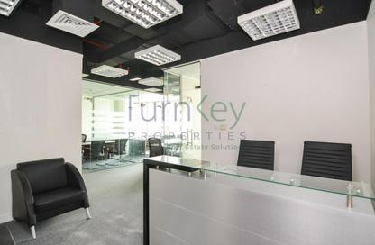 Office Space - Studio - 1 Bathroom for rent in Almas Tower - Jumeirah Lake Towers - Dubai