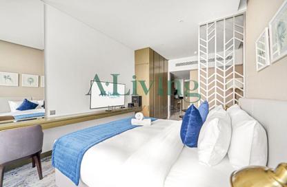 Apartment - Studio - 1 Bathroom for rent in Damac Maison Prive B - Damac Maison Prive - Business Bay - Dubai