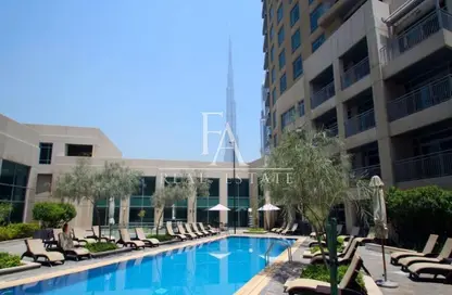 شقة - غرفة نوم - 1 حمام للايجار في A برج فيوز - برج فيوز - وسط مدينة دبي - دبي