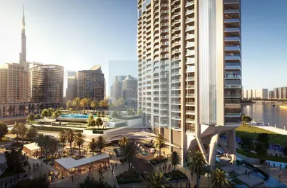 شقة - غرفة نوم - 1 حمام للبيع في بنينسولا ثري - بنينسولا - الخليج التجاري - دبي