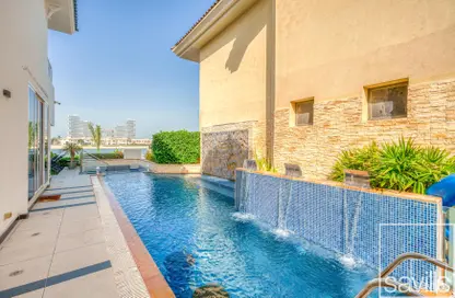 Villa - 5 Bedrooms - 7 Bathrooms for rent in Garden Homes Frond D - Garden Homes - Palm Jumeirah - Dubai