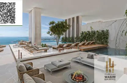 Apartment - 1 Bedroom - 2 Bathrooms for sale in Ajman Corniche Road - Ajman