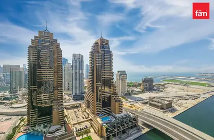 Apartment - 1 Bedroom - 2 Bathrooms for rent in Cayan Tower - Dubai Marina - Dubai