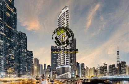 Apartment - 1 Bedroom - 2 Bathrooms for sale in Tower C1 - Ajman Pearl Towers - Ajman Downtown - Ajman