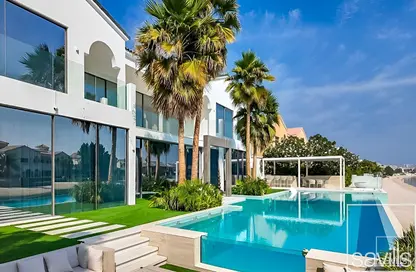 Villa - 6 Bedrooms - 7 Bathrooms for rent in Signature Villas Frond D - Signature Villas - Palm Jumeirah - Dubai
