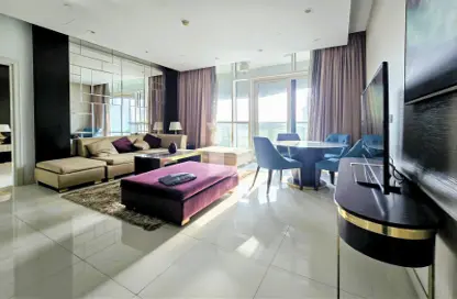 شقة - غرفة نوم - 2 حمامات للايجار في برج أبر كريست - وسط مدينة دبي - دبي