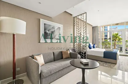 Apartment - 1 Bathroom for rent in Damac Maison Prive A - Damac Maison Prive - Business Bay - Dubai