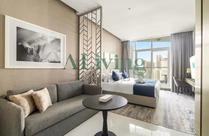 Apartment - 1 Bathroom for rent in Damac Maison Prive B - Damac Maison Prive - Business Bay - Dubai