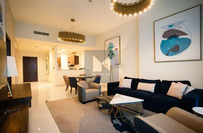 شقة - غرفة نوم - 2 حمامات للايجار في بالم فيو - مدينة دبي للإعلام - دبي