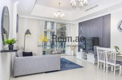 شقة - غرفة نوم - 2 حمامات للايجار في برج دنيا - برج خليفة - وسط مدينة دبي - دبي