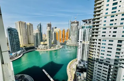 شقة - غرفة نوم - 2 حمامات للايجار في مارينا فيو  A برج - مارينا فيو - دبي مارينا - دبي