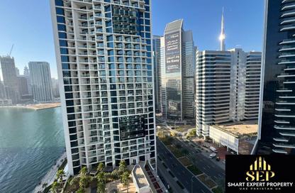 Apartment - Studio - 1 Bathroom for rent in Damac Maison Prive B - Damac Maison Prive - Business Bay - Dubai