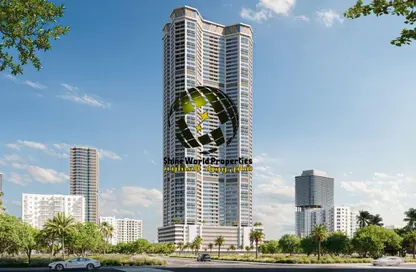 Apartment - 2 Bedrooms - 3 Bathrooms for sale in Infinity Tower - Al Humaid City - Ajman