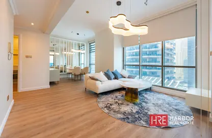 Apartment - 1 Bedroom - 2 Bathrooms for rent in Zumurud Tower - Dubai Marina - Dubai