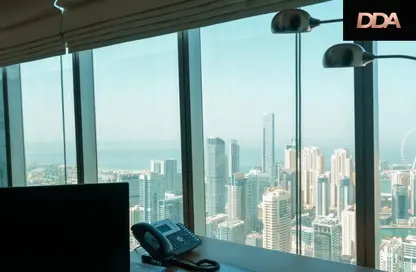 مكتب - 8 غرف نوم - 1 حمام للايجار في برج الماس - أبراج بحيرات الجميرا - دبي