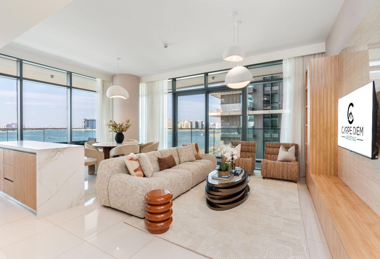 Panoramic Sea View | Beachfront 3BR+Maids photo 8