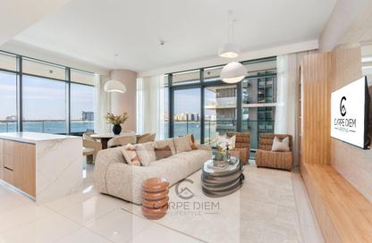 شقة - 3 غرف نوم - 4 حمامات للايجار في برج Beach Vista 2 - بيتش فيستا - إعمار بيتشفرونت - دبي هاربور - دبي شقة - 3 غرف نوم - 4 حمامات للايجار في برج Beach Vista 2 - بيتش فيستا - إعمار بيتشفرونت - دبي هاربور - دبي