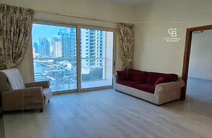 شقة - غرفة نوم - 2 حمامات للايجار في برج B  - مارينا فيو - مارينا فيو - دبي مارينا - دبي