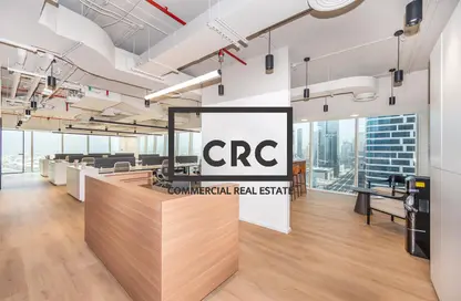 مكتب - غرفة نوم - 1 حمام للايجار في ون باي امنيات - الخليج التجاري - دبي