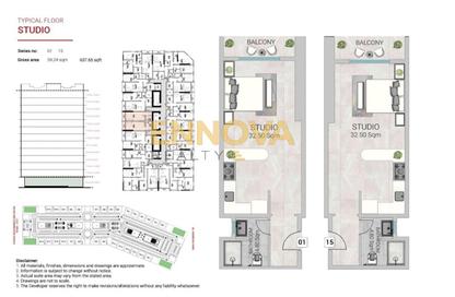 Apartment - Studio - 1 Bathroom for sale in Al Amira Village - Al Yasmeen - Ajman