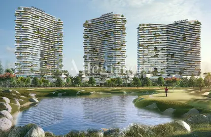 Apartment - 1 Bedroom - 2 Bathrooms for sale in Golf Greens 1 Tower A - Golf Greens 1 - Golf Greens - DAMAC Hills - Dubai