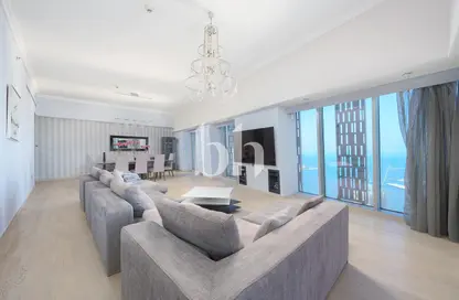 Apartment - 4 Bedrooms - 5 Bathrooms for rent in Cayan Tower - Dubai Marina - Dubai