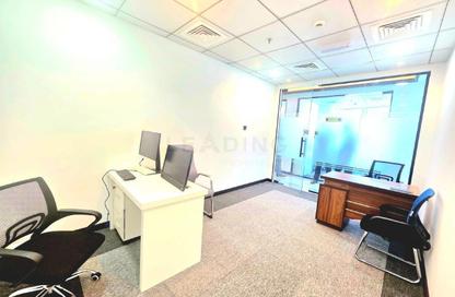 Office Space - Studio - 2 Bathrooms for rent in The Prime Tower - Business Bay - Dubai