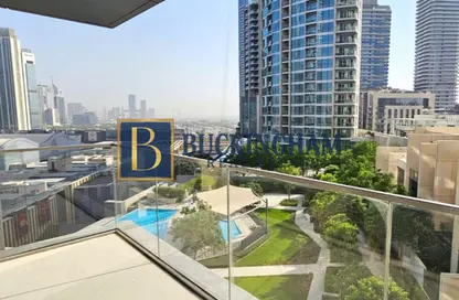 شقة - غرفة نوم - 2 حمامات للايجار في بوليفارد بوينت - وسط مدينة دبي - دبي