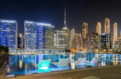 Apartment - Studio - 1 Bathroom for rent in Damac Maison Prive B - Damac Maison Prive - Business Bay - Dubai